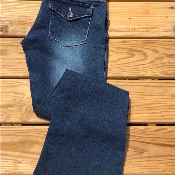 Red Rivet Jeans - Picture 4 of 5